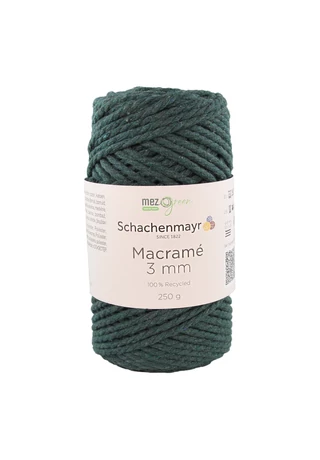 Schachenmayr macramé 3 mm erdő zőld