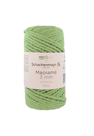 Schachenmayr macramé 3 mm alma zőld