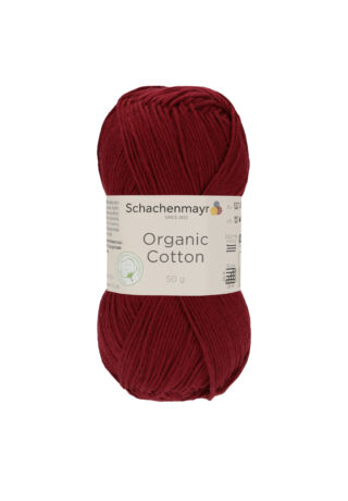 Organic Cotton sötét piros 00032