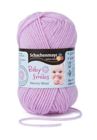 Merino Wool Baby Smile Mályva lila 01034