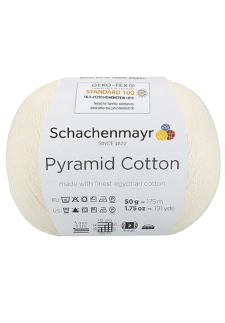 Pyramid Cotton extrafinom pamutfonal natur színben