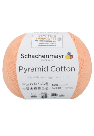 Pyramid Cotton extrafinom pamutfonal barack színben
