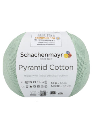 Pyramid Cotton extrafinom pamutfonal rezeda zöld színben