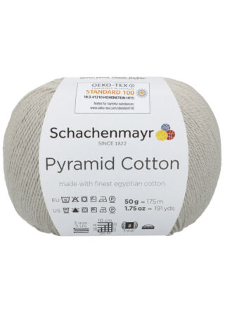 Pyramid Cotton extrafinom pamutfonal ezüst szürke színben