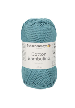 Cotton Bambulino nyári természetes kötöfonal aqua kék