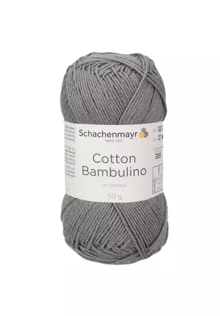 Cotton Bambulino nyári természetes kötöfonal szürke