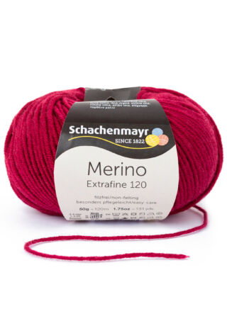 Merino Extrafine 120 borvörös 00132