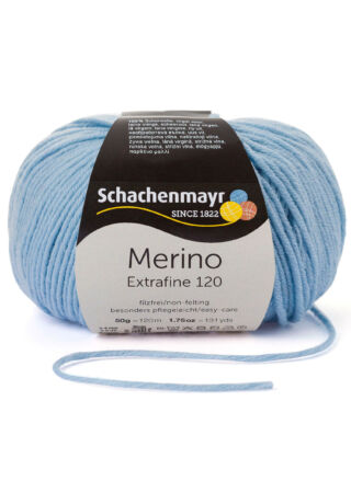 Merino Extrafine 120 égkék melirozott 00152