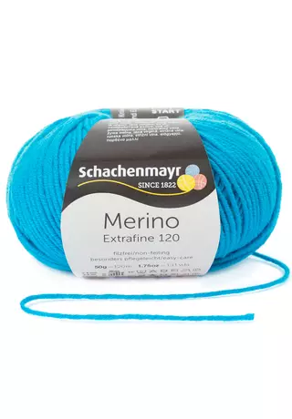 Merino Extrafine 120 capri kék 00168