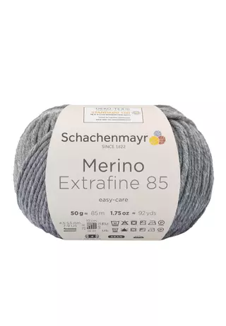 Merino Extrafine 85  szürke melírozott 00292