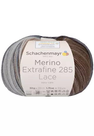Merino Extrafine 285 Lace színátmenetes csipkefonal stone barna-szürke árnyalatok 00604