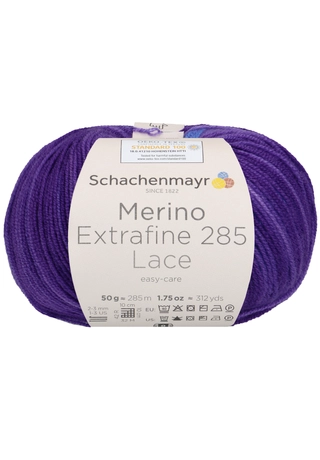 Merino Extrafine 285 Lace színátmenetes csipkefonal ultraviolett kék-lila árnyalatok 00608
