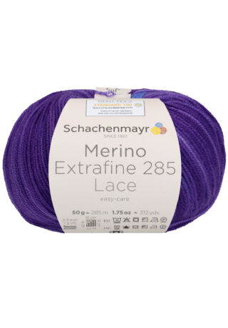 Merino Extrafine 285 ultraviolett színátmenetes csipke fonal kék-lila árnyalatok