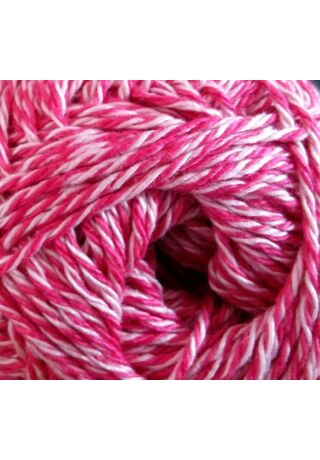 Catania Color Mouliné pink-fehér melírozott fonal 0114