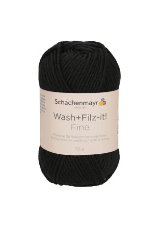 Wash+ Filz-it! Fine fekete 00101