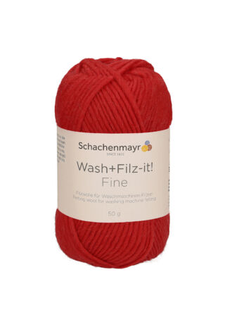 Wash+ Filz-it! Fine piros 00119