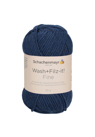  Wash+ Filz-it! Fine indigó kék 00125