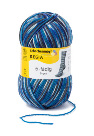 Regia 6- szálas Color Ir mintás petróleum 150 g 05859