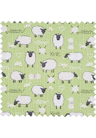 Kézimunkatáska barany mintával