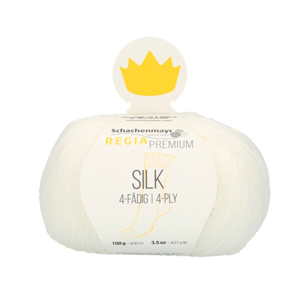 Regia Premium Silk fehér zoknifonal 00001