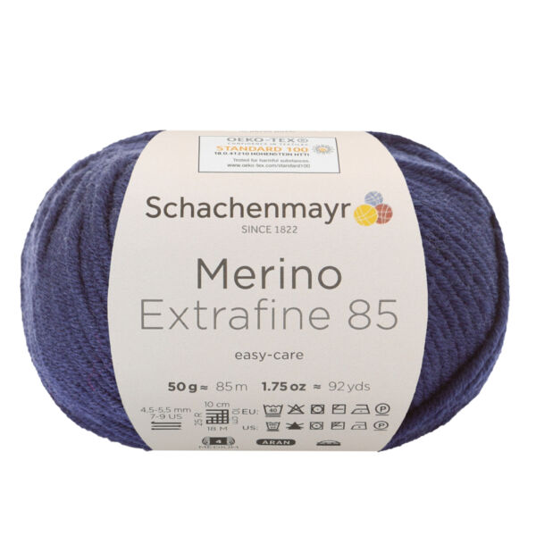 Merino Extrafine 85 sötét kék 00250