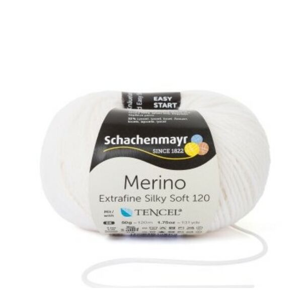 Merino Extrafine Silky Soft 120 natur 00502