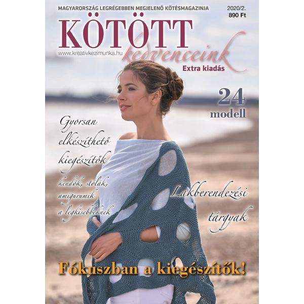Kötött kedvenceink 2020-2 külön kiadás kötött horgolt kendők, táskák egyéb holmik