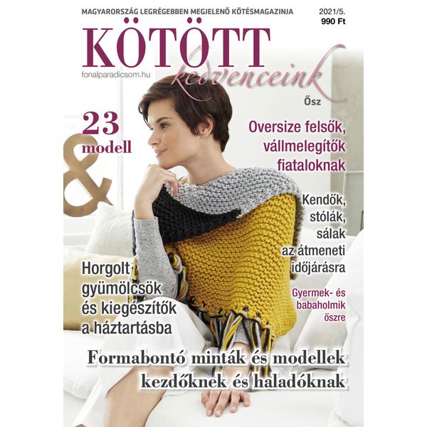 Kötött kedvenceink kézimunka magazin 2021 őszi szám 