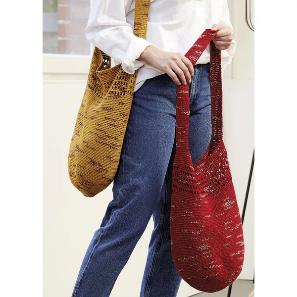 Horgolt táskák két színben Duo Multicolore horgolásminta