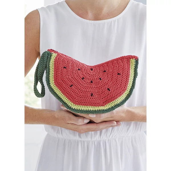 Dinnye clutch Catania horgolásminta