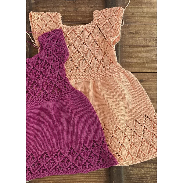 Rombuszmintás babaruha változatok