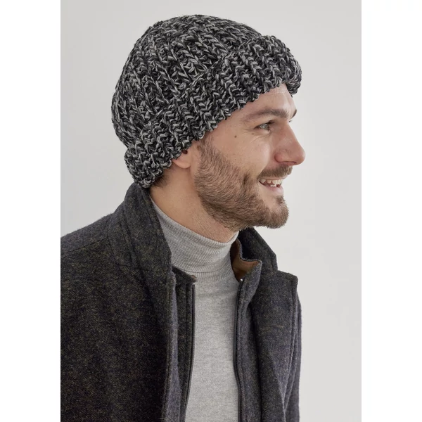 Uniszex sapka felnőtteknek, kötésminta