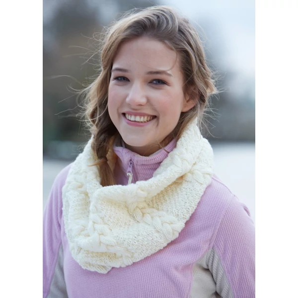 Copfmintás szett:  körsál kötésminta