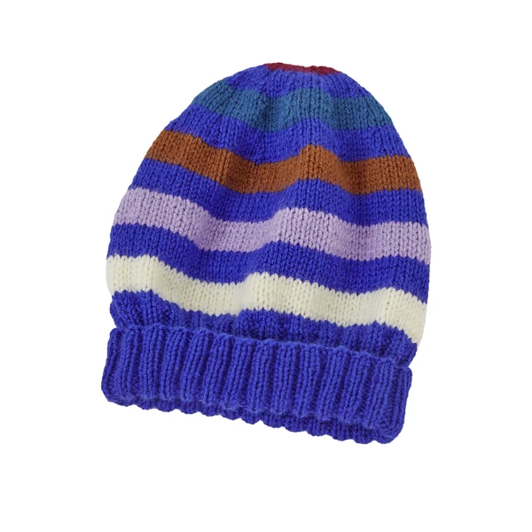  Csíkos sapka és sál gyerekeknek kötésminta