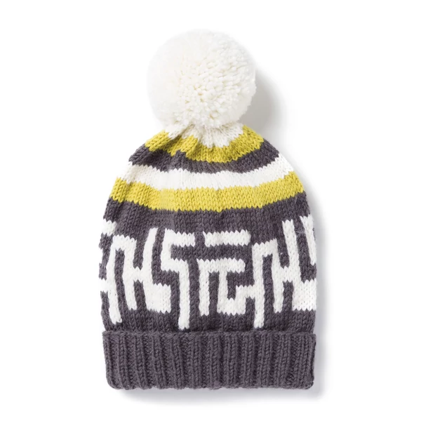 Jacquard mintás szett: sapka és csősál gyerekeknek, kötésminta