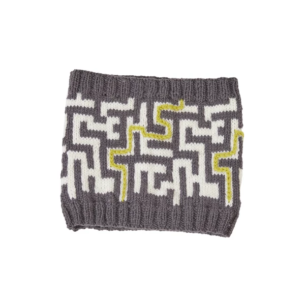 Jacquard mintás szett: sapka és csősál gyerekeknek, kötésminta