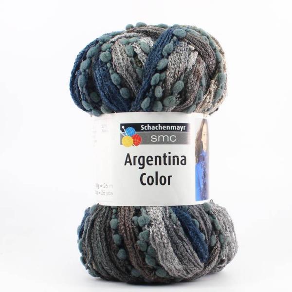 Argentina Color szürke kék sálfonal 00086