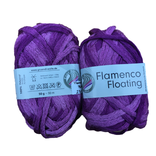 Flamenco Color színátmenetes sálfonal lila