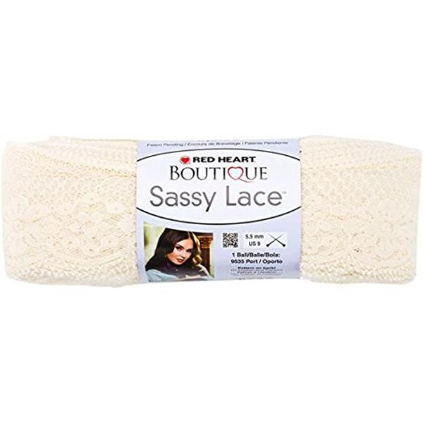 Sassy Lace csipke sálfonal natur színben
