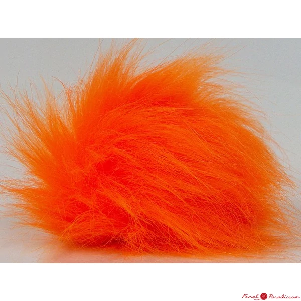 Pompom Faux Fur neon narancssárga 1311