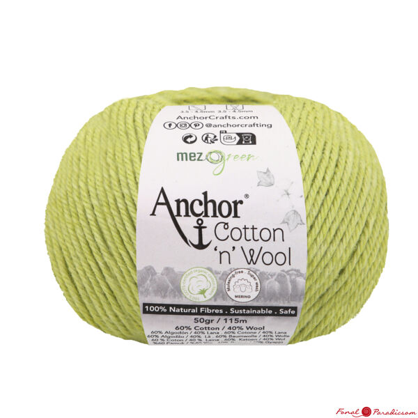 Anchor Cotton &quot;n&quot; Wool zöld