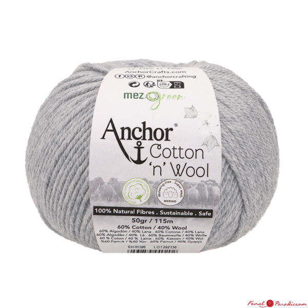 Anchor Cotton &quot;n&quot; Wool szürke