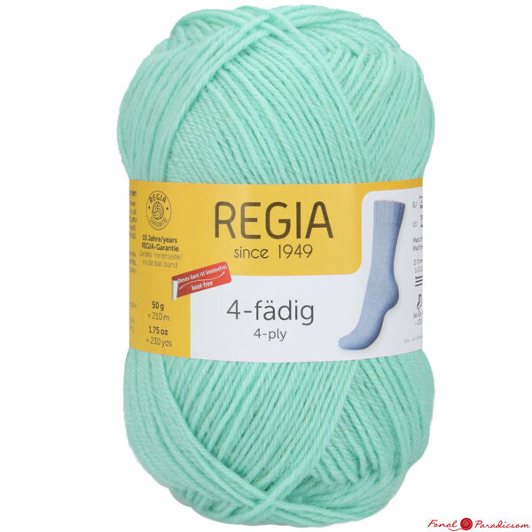 Regia Unicolor 50 g 4 szálas zoknifonal aqua 01061