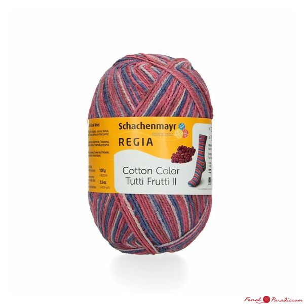 szőlő színú pamut zoknifonal regia 4 szálas
