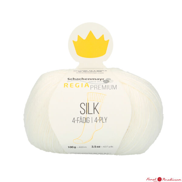 Regia Premium Silk fehér zoknifonal 00001