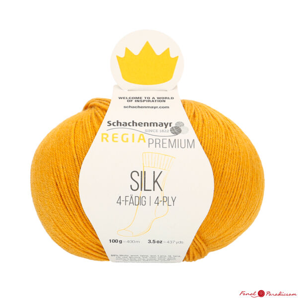 Regia Premium Silk arany sárga zoknifonal 00025