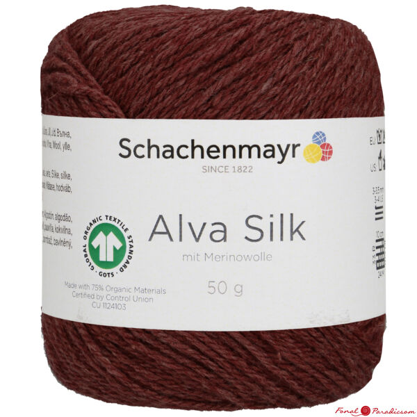 Alva Silk bordó 00031