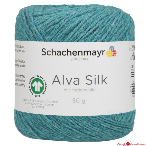 Alva Silk türkiz kék 00065