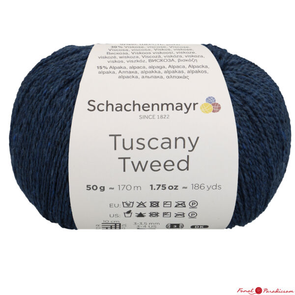 Tuscany Tweed indigó kék 00051