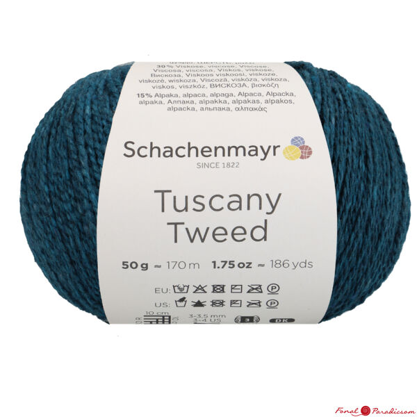 Tuscany Tweed petróleum zöld 00069